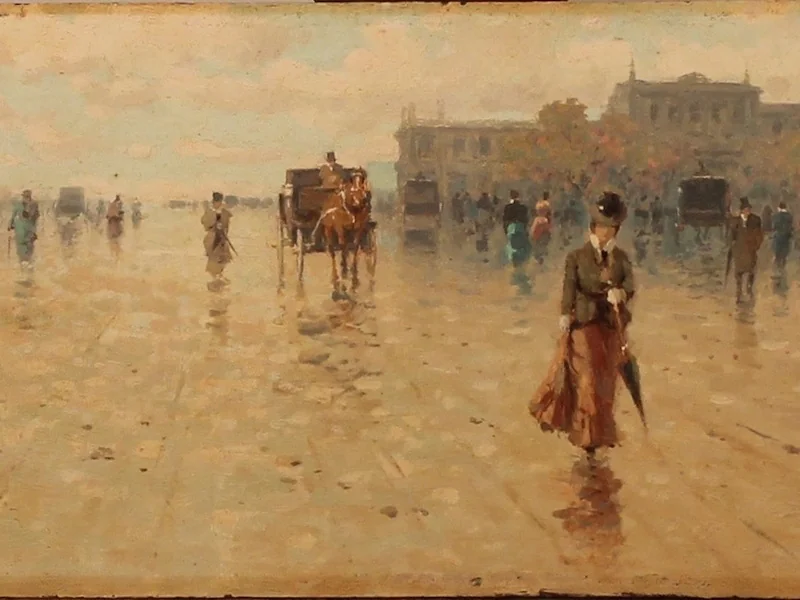 1855-Michele Catti - Autunno a Palermo